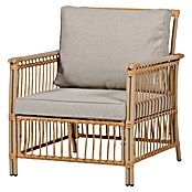 Conjunto de muebles Neel (4 pzs., Acero/Ratán sintético, Natural/Beige) | BAUHAUS