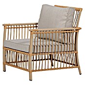 Conjunto de muebles Neel (4 pzs., Acero/Ratán sintético, Natural/Beige) | BAUHAUS
