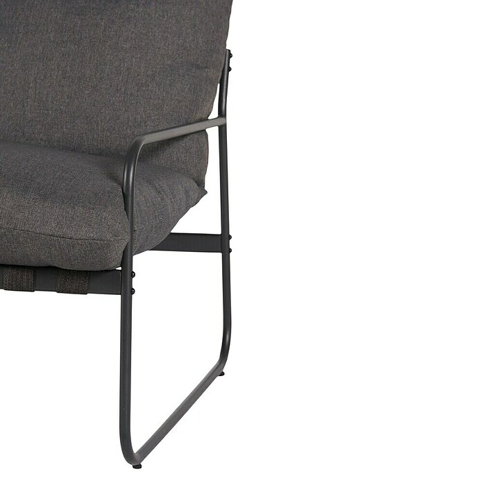Conjunto de muebles Theodor (4 pzs., Acero/Poliéster, Antracita) | BAUHAUS