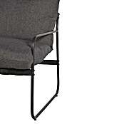 Conjunto de muebles Theodor (4 pzs., Acero/Poliéster, Antracita) | BAUHAUS