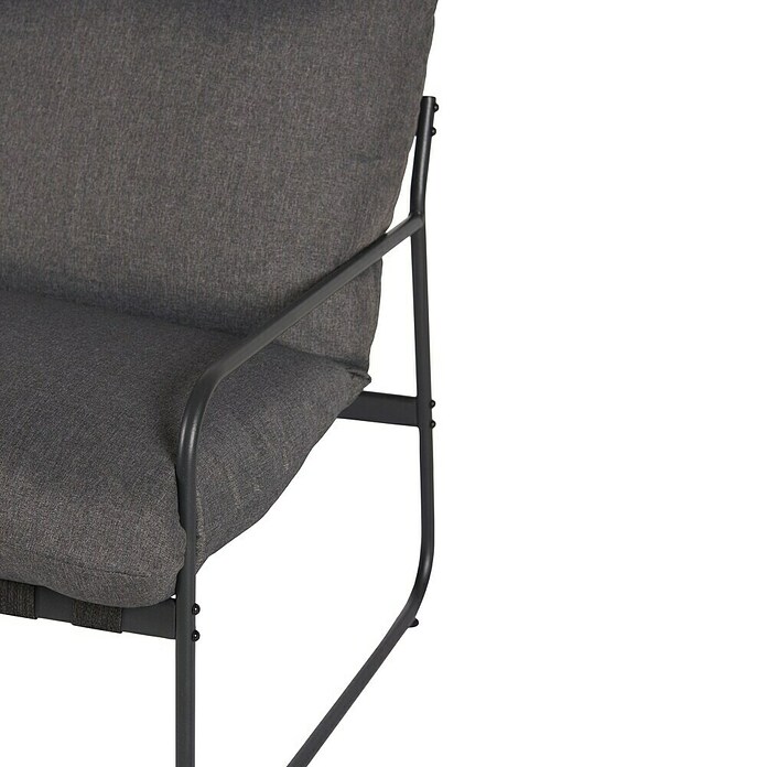 Conjunto de muebles Theodor (4 pzs., Acero/Poliéster, Antracita) | BAUHAUS