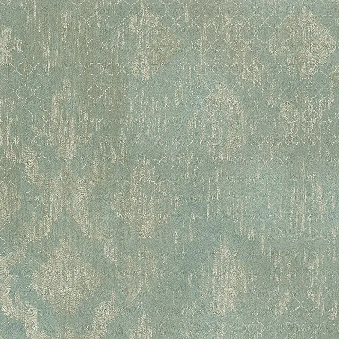 A.S. Création Vliesbehang Côte d`Azur behang in maritieme golven optiek 10,05 m x 0,53 m beige blauw groen Made in Germany 354091 35409-1