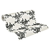 A.S. Création Vliestapete Blüten (Schwarz/Weiß, Floral, L x B: 10,05 x 0,53 m) | BAUHAUS