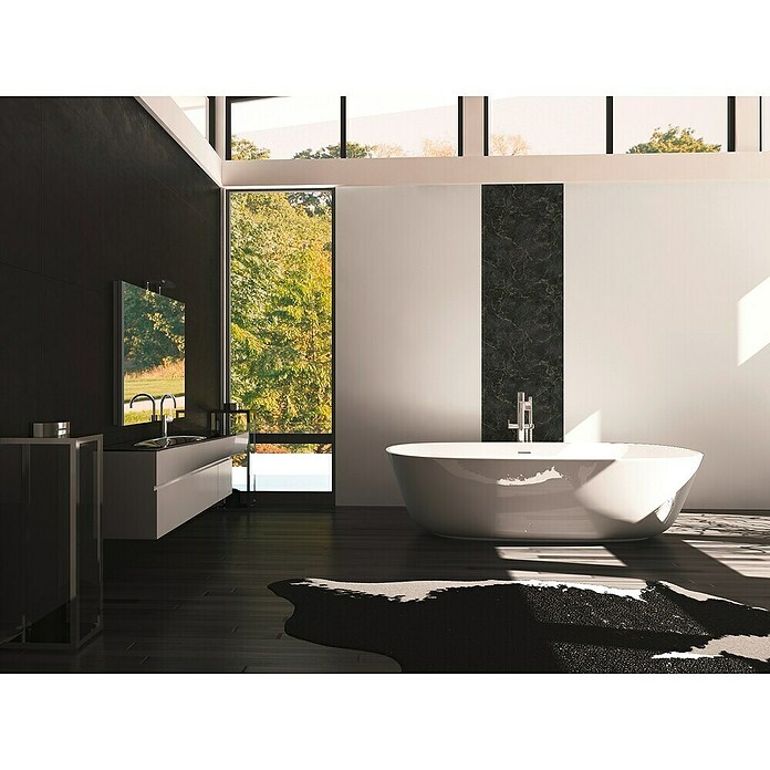 A.S. Création 3D-Designpanel pop.up (Marmor, Schwarz, B x H: 52 cm x 2,5 m) | BAUHAUS
