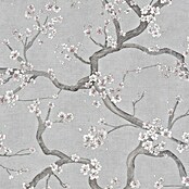 A.S. Création Metropolitan Stories Hot Spots Vliestapete Kirschblüte (Grau/Rosa, Floral, 10,05 x 0,53 m) | BAUHAUS