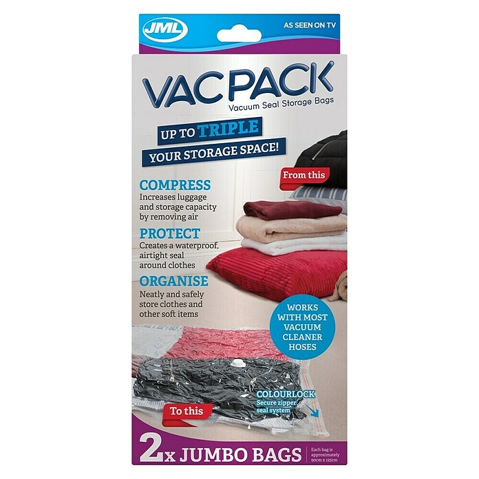Bolsa de vacío VacPack GO! (L x An: 125 x 90 cm, 2 ud.) | BAUHAUS