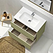 Artysan Conjunto de mueble de baño Harmony (Ancho: 80 cm, Verde cactus, 3 pzs.) | BAUHAUS