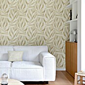 Papel pintado Vegetal Hojas (Salmón, Floral, 10 x 0,53 m) | BAUHAUS