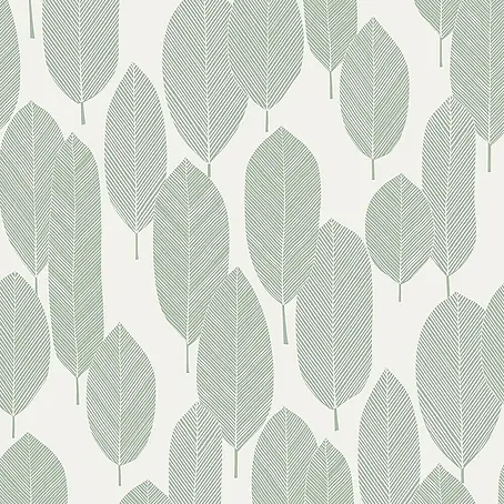 Papel pintado Vegetal Hojas Bosque