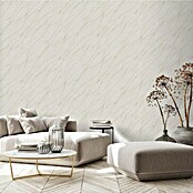 Papel pintado Texturado Mármol (Blanco, Efecto piedra, 10 x 0,53 m) | BAUHAUS