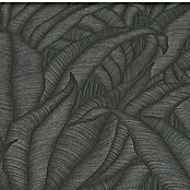 Papel pintado Hojas Botánico (Negro, Floral, 10 x 0,53 m) | BAUHAUS