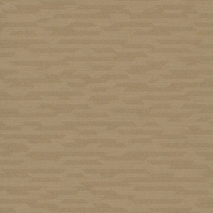 Papel pintado Texturado Geométrico - Marrón, Gráfico, 10 x 0,53 m - Papel pintado beige con un sutil patrón horizontal, ideal para interiores elegantes y tranquilos.