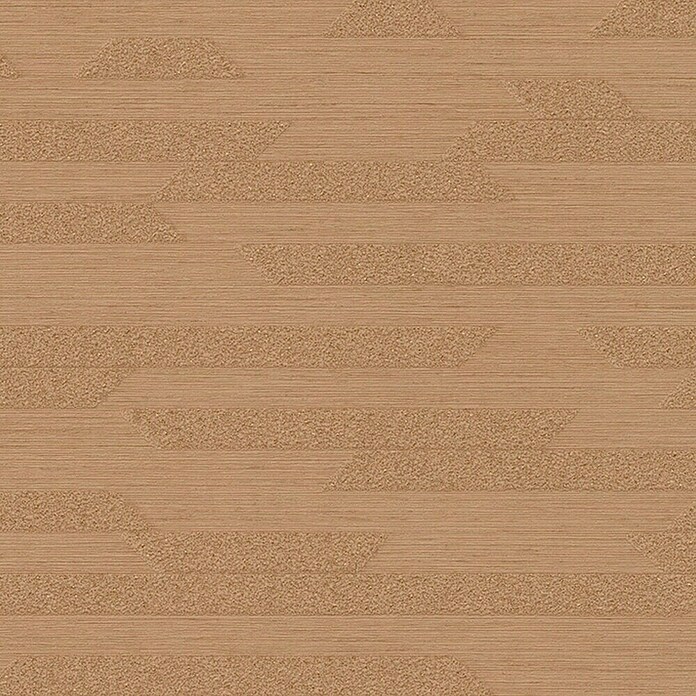 Papel pintado Texturado Geométrico (Marrón, Gráfico, 10 x 0,53 m) | BAUHAUS