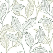 Papel pintado Vegetal Hojas (Verde, Floral, 10 x 0,53 m) | BAUHAUS