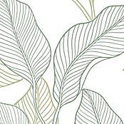Papel pintado Vegetal Hojas (Verde, Floral, 10 x 0,53 m) | BAUHAUS