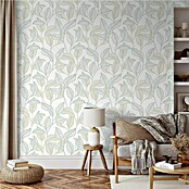 Papel pintado Vegetal Hojas (Verde, Floral, 10 x 0,53 m) | BAUHAUS