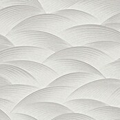 Papel pintado Geométrico Ondas (Gris, Ondas, 10 x 0,53 m) | BAUHAUS