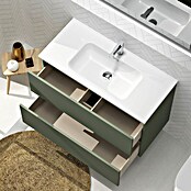 Artysan Conjunto de mueble de baño Harmony (Ancho: 100 cm, Verde musgo, 3 pzs.) | BAUHAUS