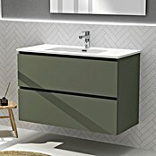 Artysan Conjunto de mueble de baño Harmony (Ancho: 100 cm, Verde musgo, 3 pzs.) | BAUHAUS
