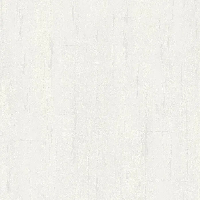 Papel pintado Liso Texturado - Blanco, Rayas, 10 x 0,53 m - Detalle de un papel pintado blanco con una superficie sutil y texturizada para un diseño de pared elegante y atemporal.