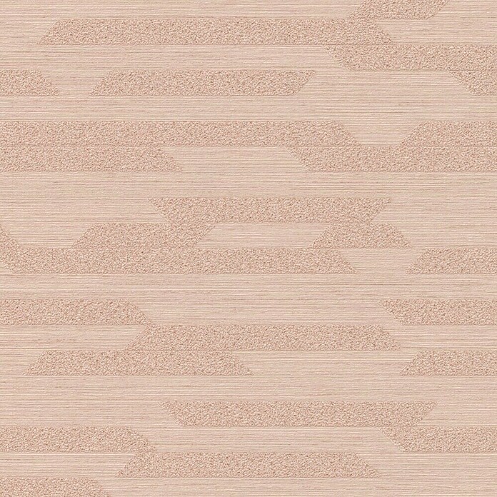 Papel pintado Texturado Geométrico (Salmón, Gráfico, 10 x 0,53 m) | BAUHAUS