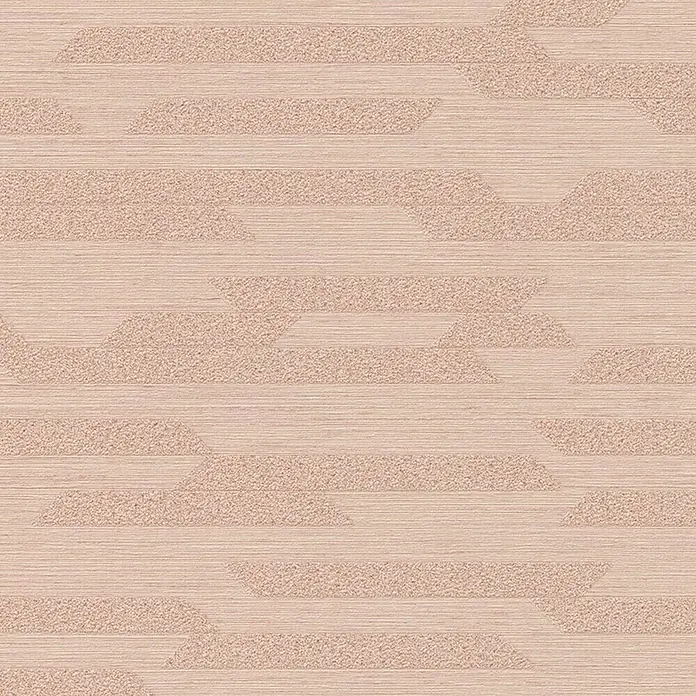 Papel pintado Texturado Geométrico - Salmón, Gráfico, 10 x 0,53 m - Diseño de papel pintado texturizado color melocotón con formas geométricas, que añade calidez y estilo a cualquier estancia.