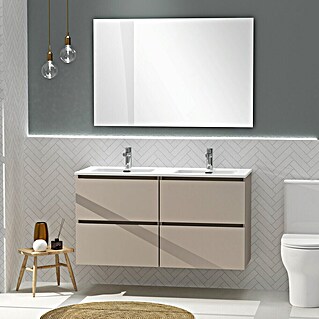 Artysan Conjunto de mueble de baño Harmony (Ancho: 120 cm, Visón, 3 pzs.)