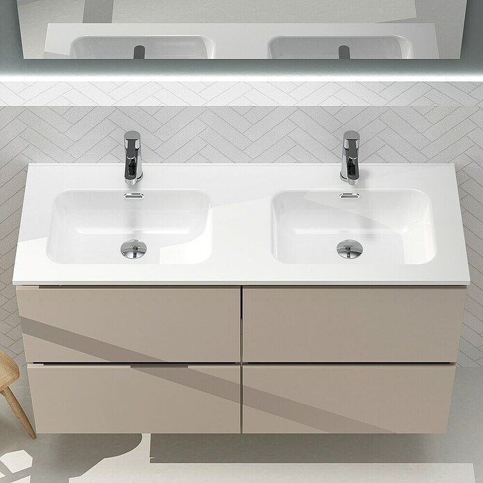 Artysan Conjunto de mueble de baño Harmony (Ancho: 120 cm, Visón, 3 pzs.) | BAUHAUS