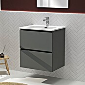 Artysan Conjunto de mueble de baño Harmony (Ancho: 60 cm, Gris oscuro, 3 pzs.) | BAUHAUS