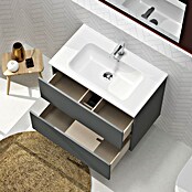 Artysan Conjunto de mueble de baño Harmony (Ancho: 80 cm, Gris oscuro, 3 pzs.) | BAUHAUS