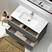 Artysan Conjunto de mueble de baño Harmony (Ancho: 100 cm, Gris oscuro, 3 pzs.) | BAUHAUS