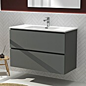 Artysan Conjunto de mueble de baño Harmony (Ancho: 100 cm, Gris oscuro, 3 pzs.) | BAUHAUS