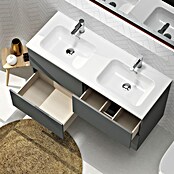 Artysan Conjunto de mueble de baño Harmony (Ancho: 120 cm, Gris oscuro, 3 pzs.) | BAUHAUS