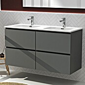 Artysan Conjunto de mueble de baño Harmony (Ancho: 120 cm, Gris oscuro, 3 pzs.) | BAUHAUS