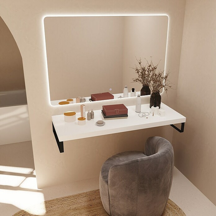 Artysan Espejo con luz LED (An x Al: 120 x 80 cm, LED) | BAUHAUS