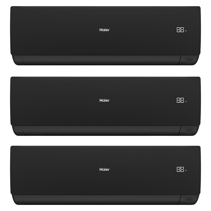 Haier Aire acondicionado Inverter Flexis-S 3x1 (3.500 W, 4.200 W, 20 m² - 30 m², Negro) | BAUHAUS