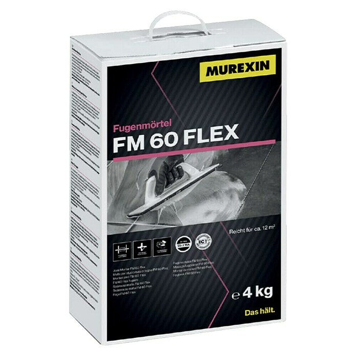 Fugirna masa FM 60 FLEX  (4 kg, Cementno siva) | 5554 - Fugenmaterial | FADB - Verfliesen | FAD - Baustoffe | FA - Baustoffe | F - Baustoffe | BAUHAUS