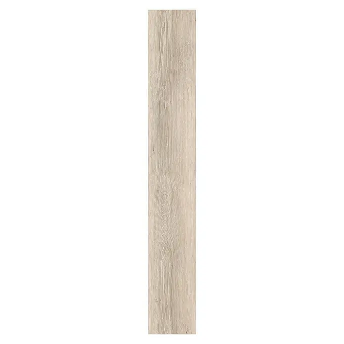 Laminat - Laveno Eiche hellgrau, Landhausdiele, 1.292 x 193 x 7 mm - Helle Holzdielen mit Maserung. Die Struktur der Holzdiele ist deutlich erkennbar und verleiht dem Boden eine natürliche Optik.