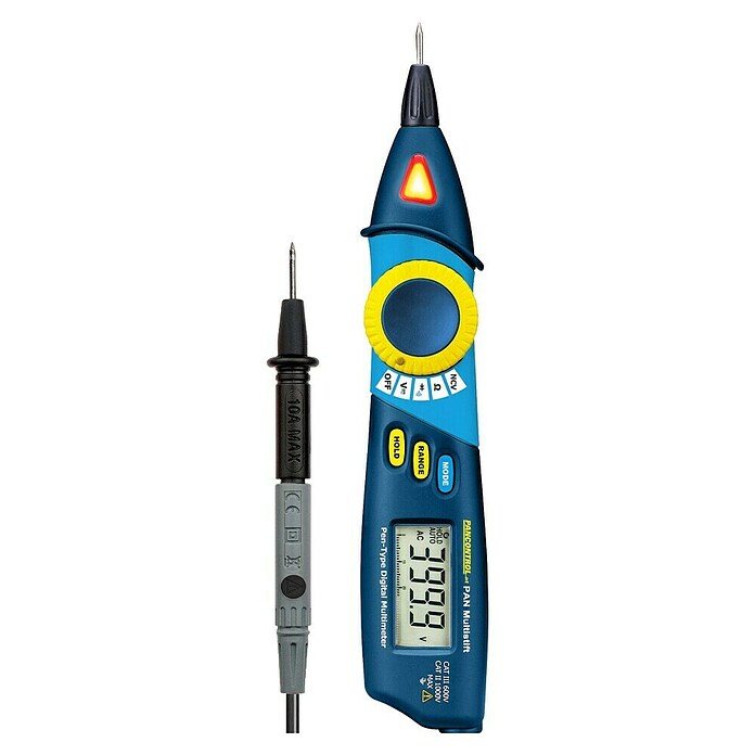 Pancontrol Digital-Multimeter PAN (Schwarz/Blau/Gelb, L x B x H: 208 x ...