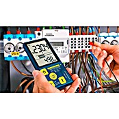 Pancontrol Digital-Multimeter (Schwarz/Blau/Gelb, L x B x H: 19 x 71 x 16 mm, 0,1 V - 600 V) | BAUHAUS