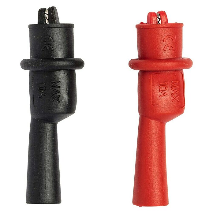 Pancontrol Krokodil-Klemmen KK15 (Schwarz/Rot, 10 A) | BAUHAUS