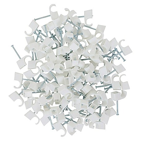 Voltomat Nagelschellen (10 mm - 14 mm, 100 Stk., Weiß)
