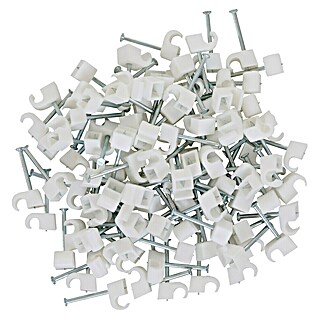 Voltomat Nagelschellen (4 mm - 7 mm, 100 Stk., Weiß)