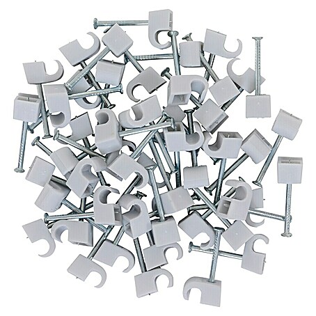 Voltomat Nagelschellen (4 mm - 7 mm, 50 Stk., Grau)