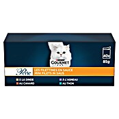 Natvoer voor katten Gourmet Perle mini filets Multipack (40 x 85 gram, Volledig voer) | BAUHAUS