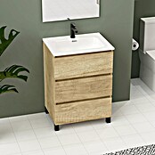 Artysan Conjunto de mueble de baño Neeko (Ancho: 60 cm, Nature, 3 pzs.) | BAUHAUS