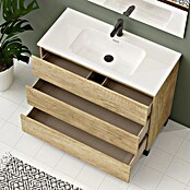 Artysan Conjunto de mueble de baño Neeko (Ancho: 100 cm, Nature, 3 pzs.) | BAUHAUS