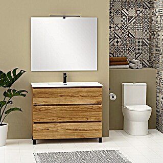 Artysan Conjunto de mueble de baño Neeko (Ancho: 100 cm, Teka, 3 pzs.)