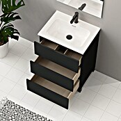 Artysan Conjunto de mueble de baño Neeko (Ancho: 70 cm, Negro, 3 pzs.) | BAUHAUS
