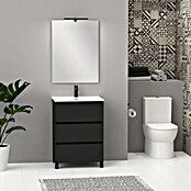 Artysan Conjunto de mueble de baño Neeko (Ancho: 70 cm, Negro, 3 pzs.) | BAUHAUS